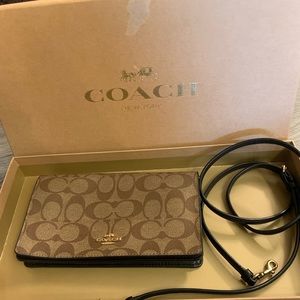 Coach Foldover clutch